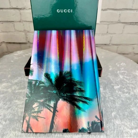 Gucci Chrome Notebook, stickers, Notecards and Envelope set with shoppin… - Picture 4 of 14